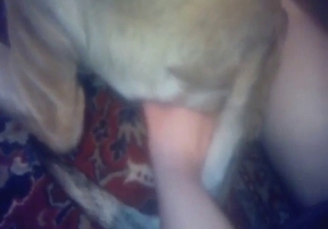 Awesome fingering session with a slutty beast