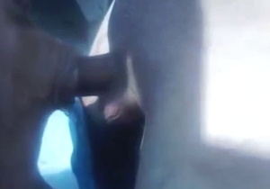 Dude is going to fuck his dog from behind, hard